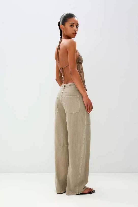 Pantalons baggy cordó Pantalons baggy cordó