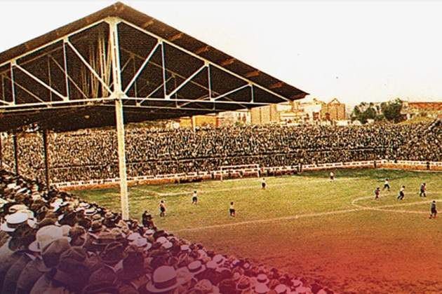 Estadi de les Corts, del F.C. Barcelona (1929). Font F.C. Barcelona Estadi de les Corts, del F.C. Barcelona (1929). Font F.C. Barcelona