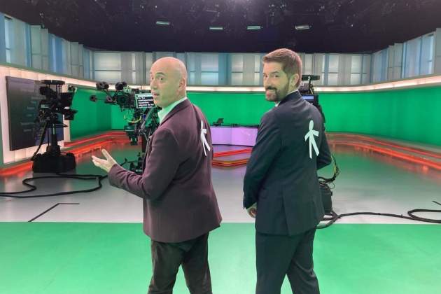 Tomàs Molina i Toni Cruanyes al 'Telenotícies' / Instagram Tomàs Molina i Toni Cruanyes al 'Telenotícies' / Instagram