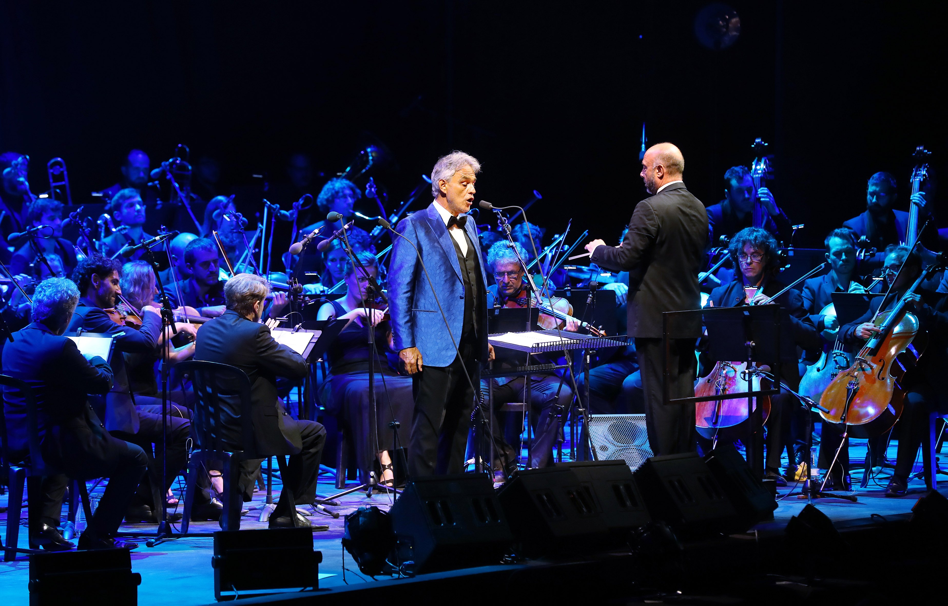 Un concert èpic d'Andrea Bocelli clou Cap Roig