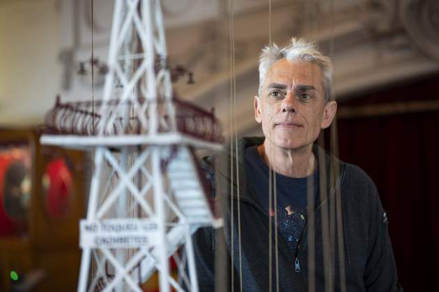 Lluís Ribas Durán al Museu Autòmats Tibidabo / Foto: Irene Vilà Capafons