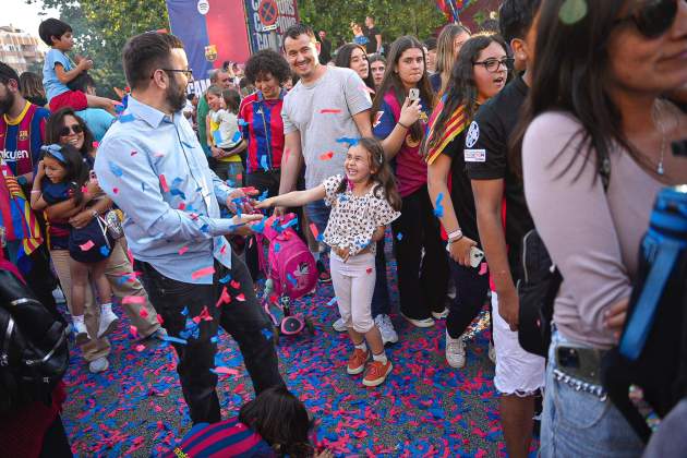 Rua Barça celebracio lligasupercopa Pau de la Calle Rua Barça celebracio lligasupercopa Pau de la Calle