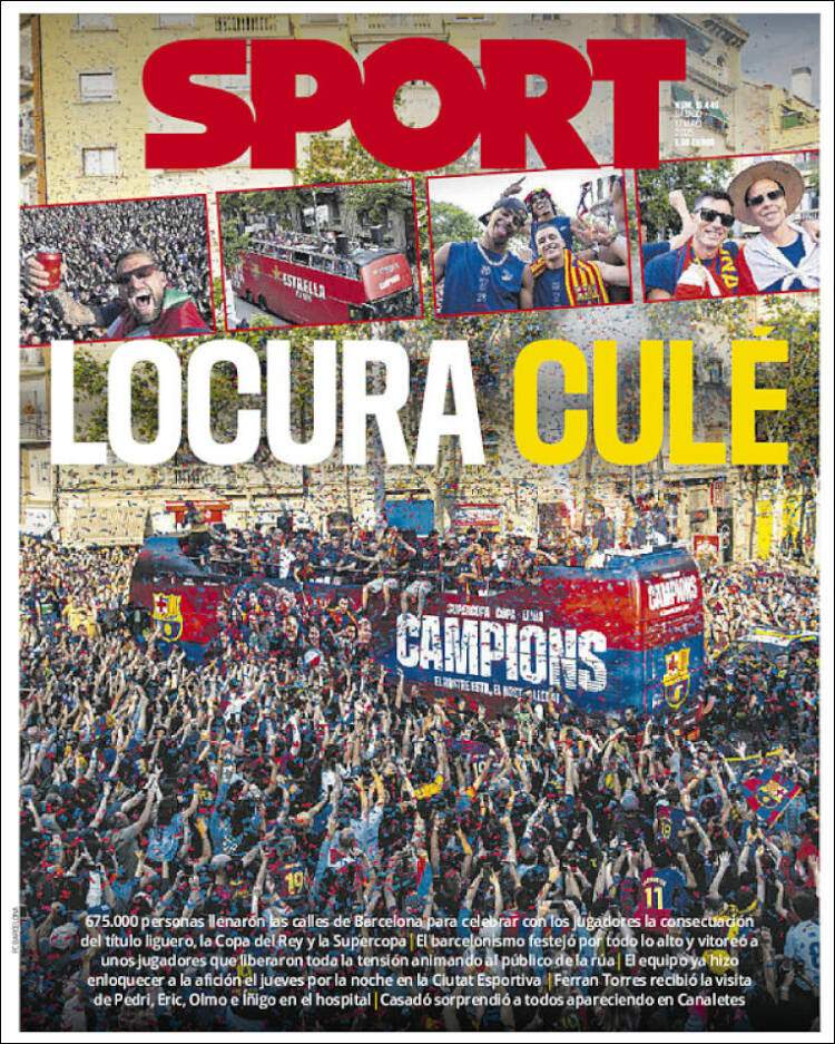 Sport Portada 17 05 2025 Sport Portada 17 05 2025