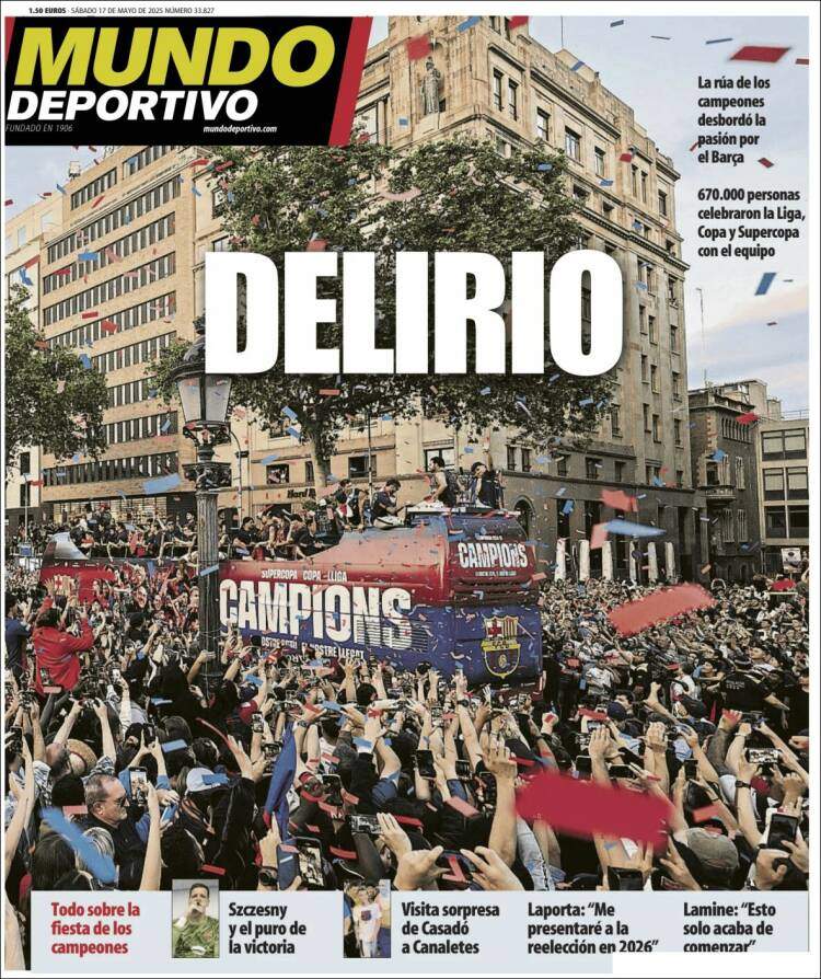Mundo Deportivo Llevada|Traída 17 05 2025 Mundo Deportivo Llevada|Traída 17 05 2025