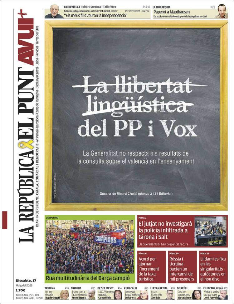 'El Punt Avui' 17 'El Punt Avui' 17
