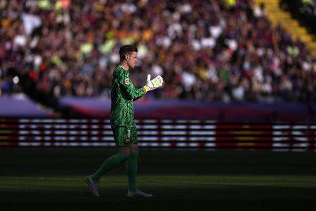 Ter Stegen, durante el Barça - Villarreal / Foto: EFE Ter Stegen, durante el Barça - Villarreal / Foto: EFE