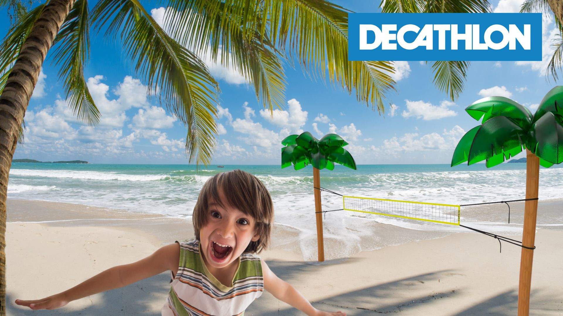 Decathlon convierte cualquier playa en una cancha de vóley