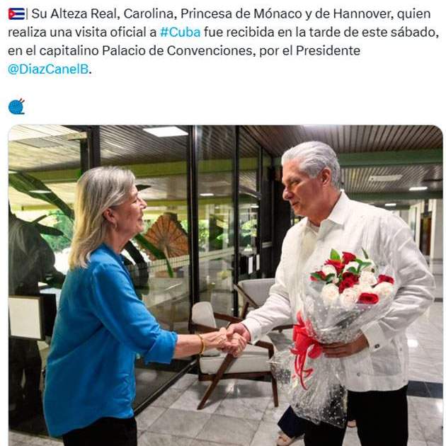 Carolina de Mònaco a Cuba X Carolina de Mònaco a Cuba X