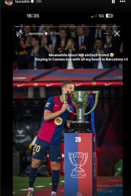 Nòvia Dani Olmo Instagram Nòvia Dani Olmo Instagram