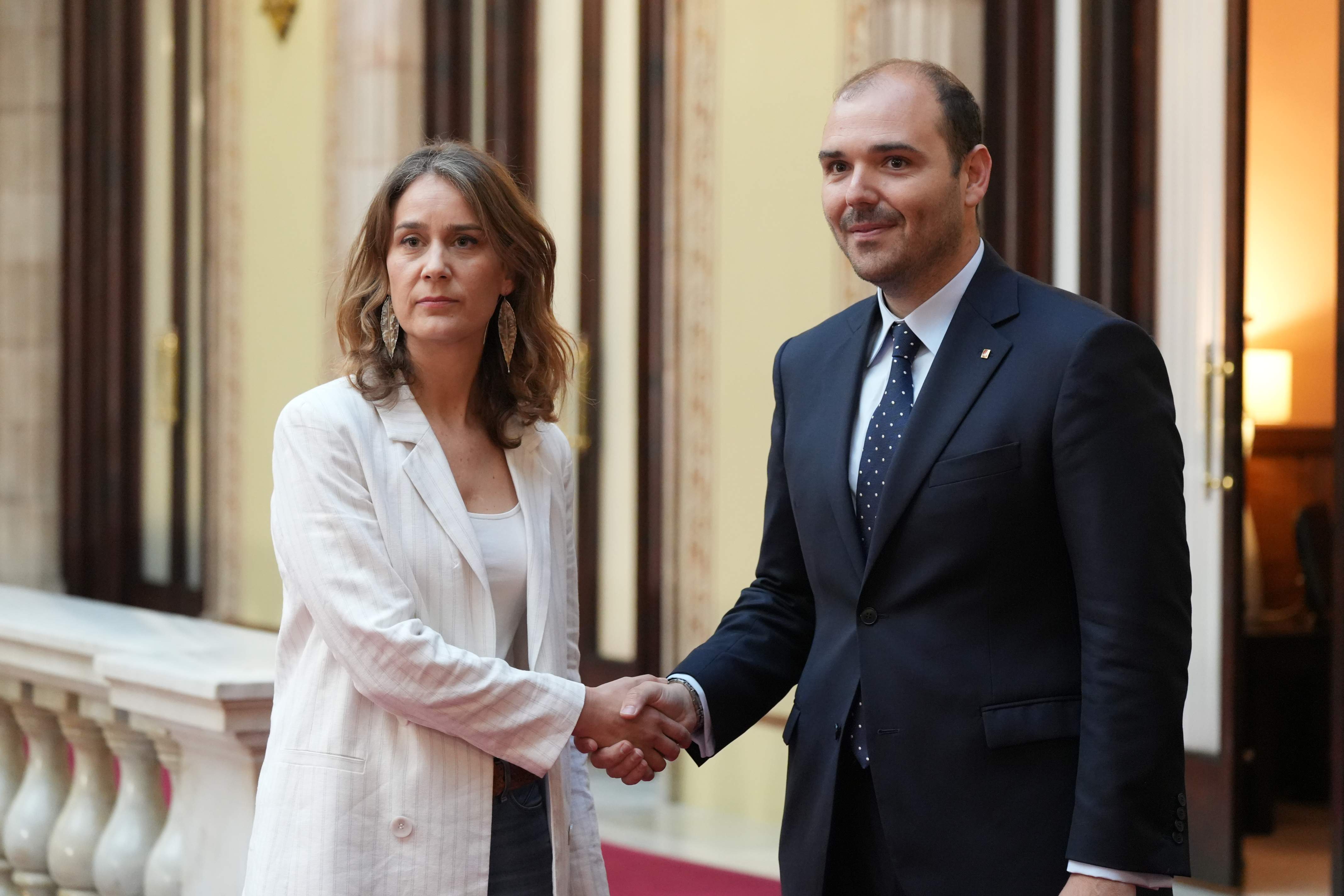 Jéssica Albiach i Albert Dalmau (ACN) Jéssica Albiach i Albert Dalmau (ACN)