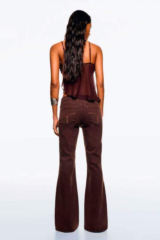 Jeans bootcut low waist