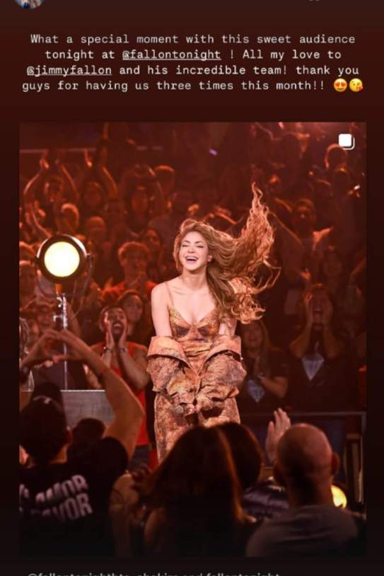 El missatge de Shakira / Instagram El missatge de Shakira / Instagram