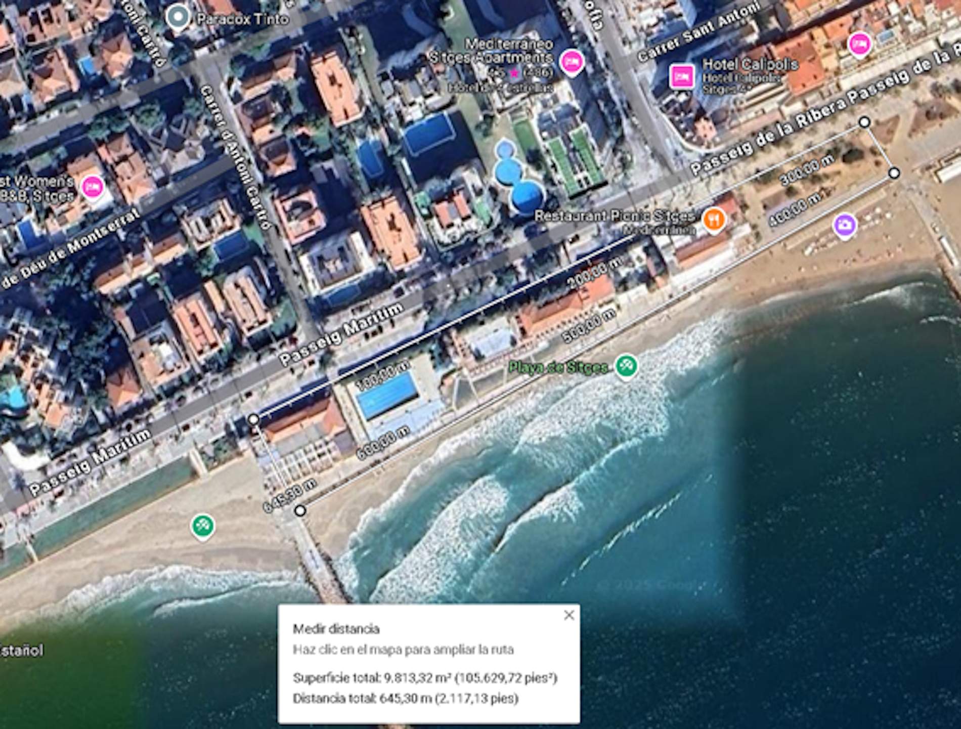 Mapa de situación del Club de Mar Mapa de situación del Club de Mar