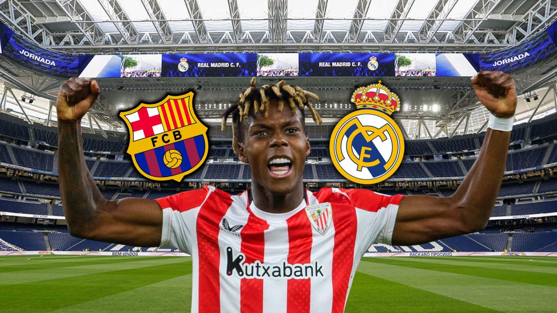 Bombazo Nico Williams: el Madrid planea el fichaje y el Barça toma una decisión