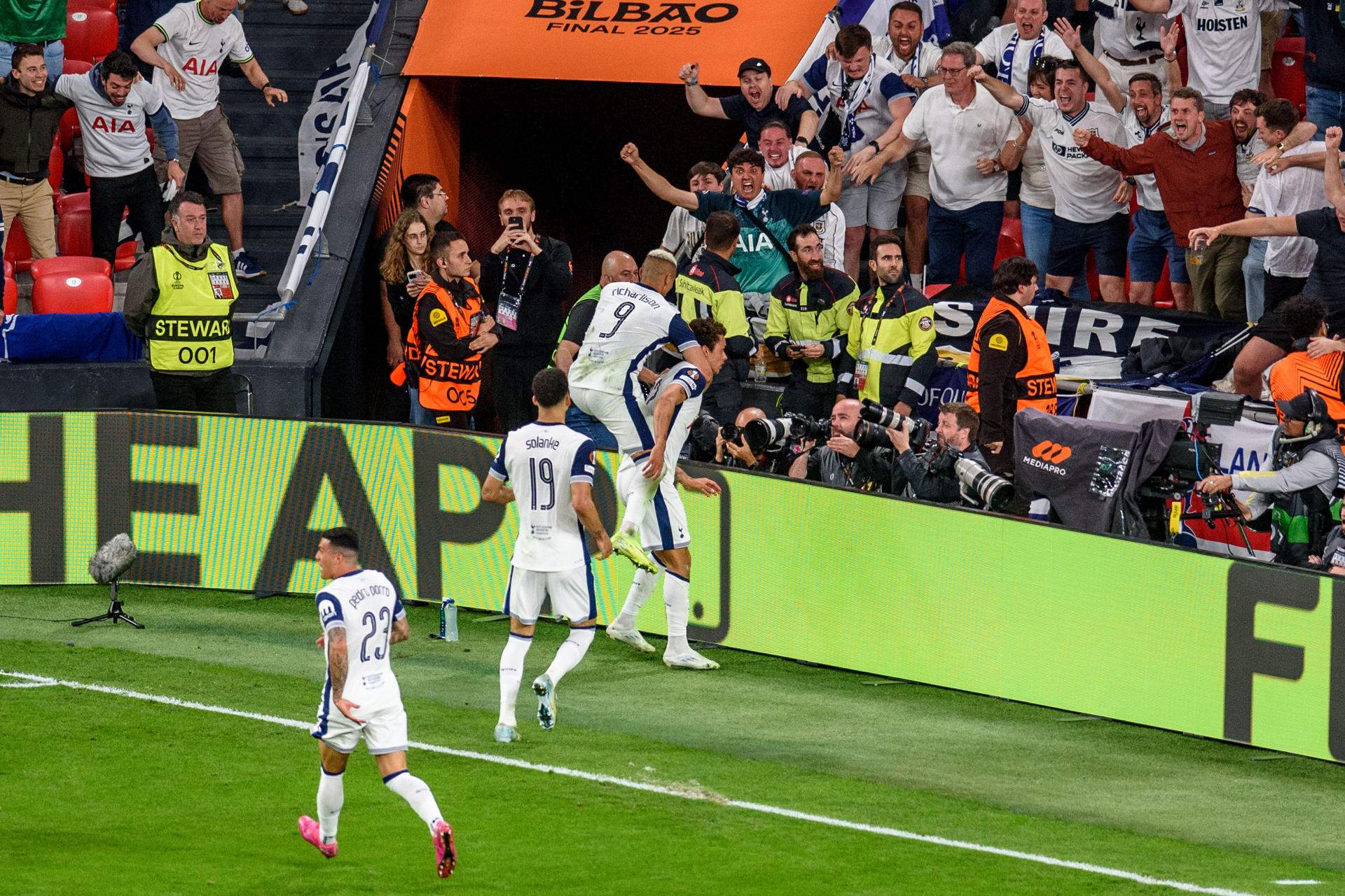 El Tottenham guanya l'Europa League contra el Manchester United (1-0) en una final amb poc futbol