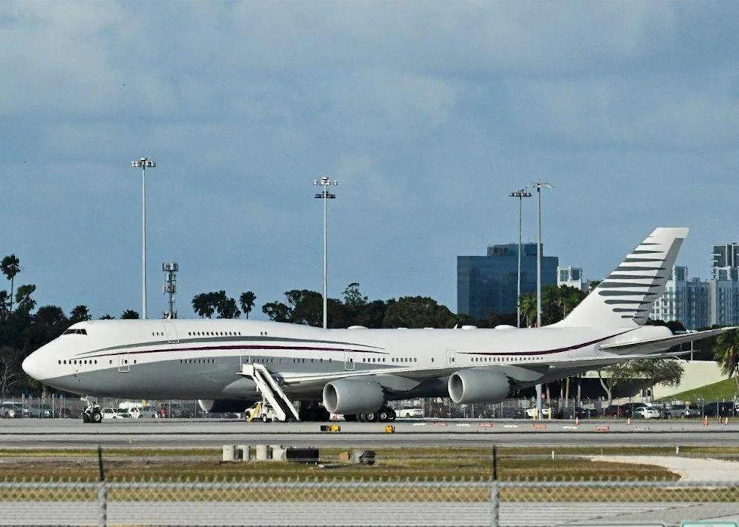 El Boeing 747 8 de la família de Qatarl El Boeing 747 8 de la família de Qatarl