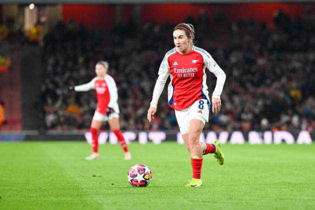 Mariona Caldentey, disputando un partido con el Arsenal / Foto: Europa Press Mariona Caldentey, disputando un partido con el Arsenal / Foto: Europa Press
