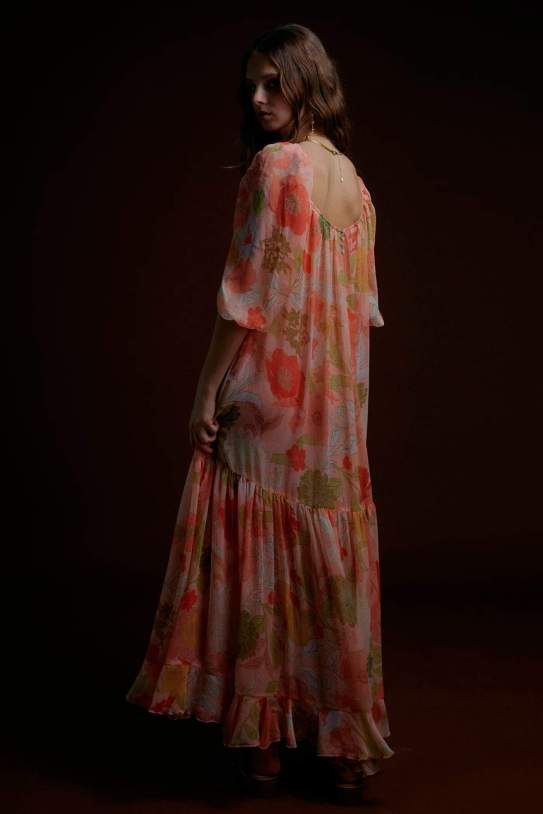 Vestit estampat maxi Vestit estampat maxi