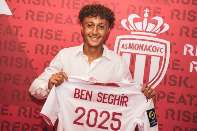 eliesse ben seghir, jugador del Mònaco eliesse ben seghir, jugador del Mònaco