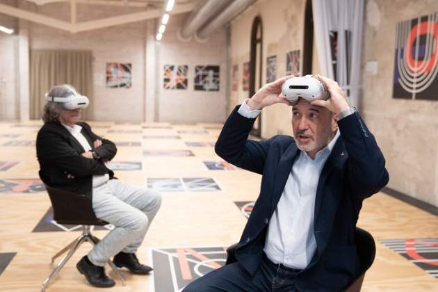 jaume collboni gafas|ojeras realidad virtual foto europa press jaume collboni gafas|ojeras realidad virtual foto europa press