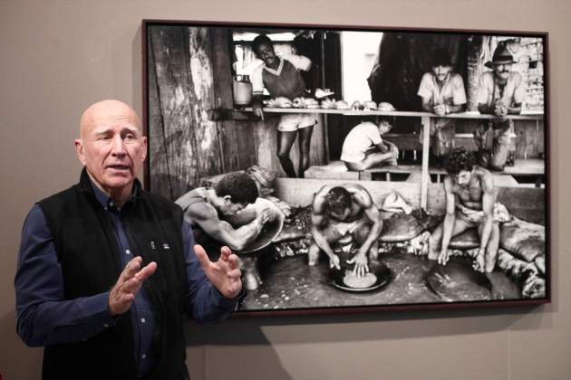 El fotógrafo Sebastião Salgado durante una exposición en Madrid / Europa Press El fotógrafo Sebastião Salgado durante una exposición en Madrid / Europa Press