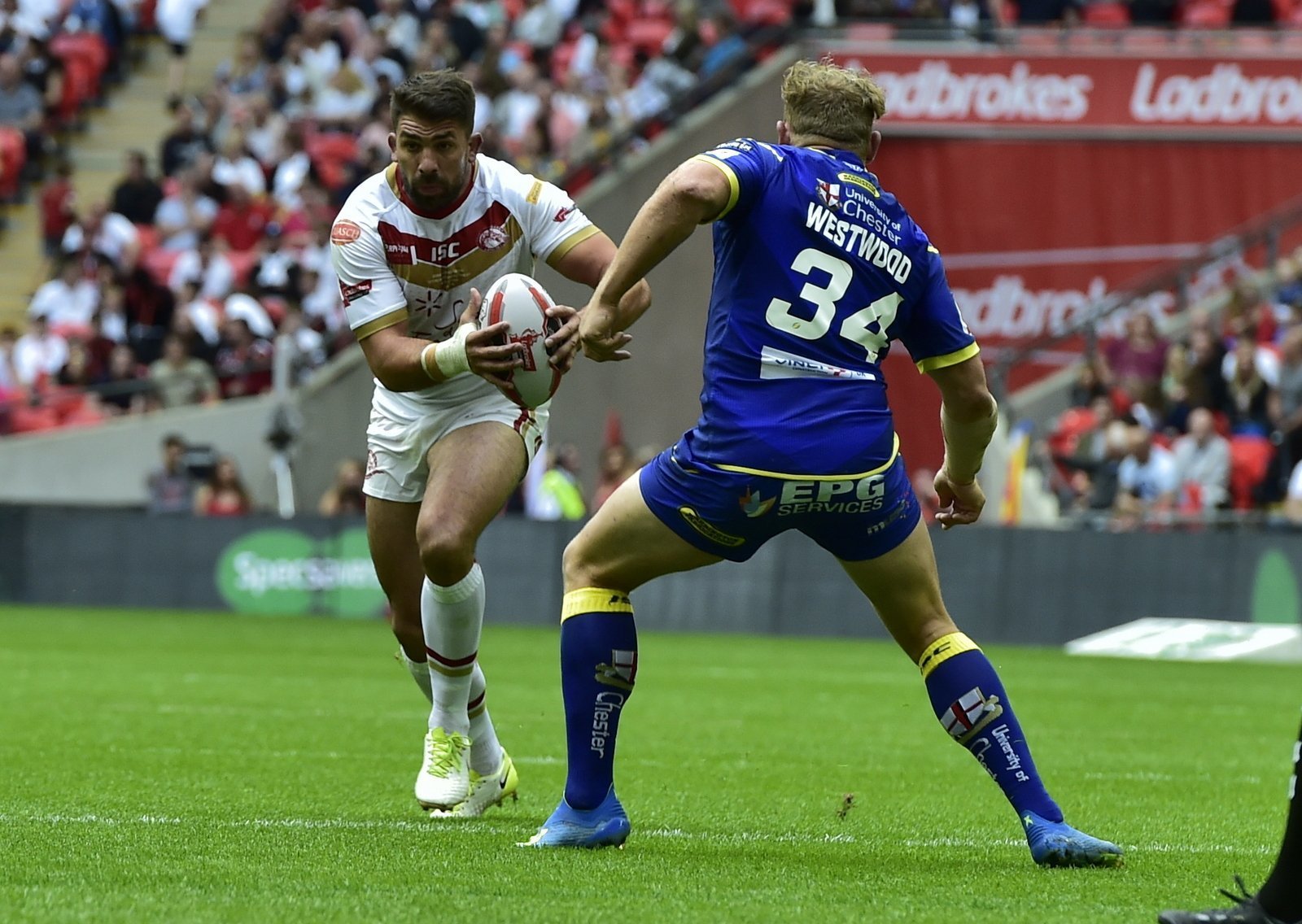 Los Dragons Catalans ganan la Challenge Cup en Wembley entre senyeres (20-14)