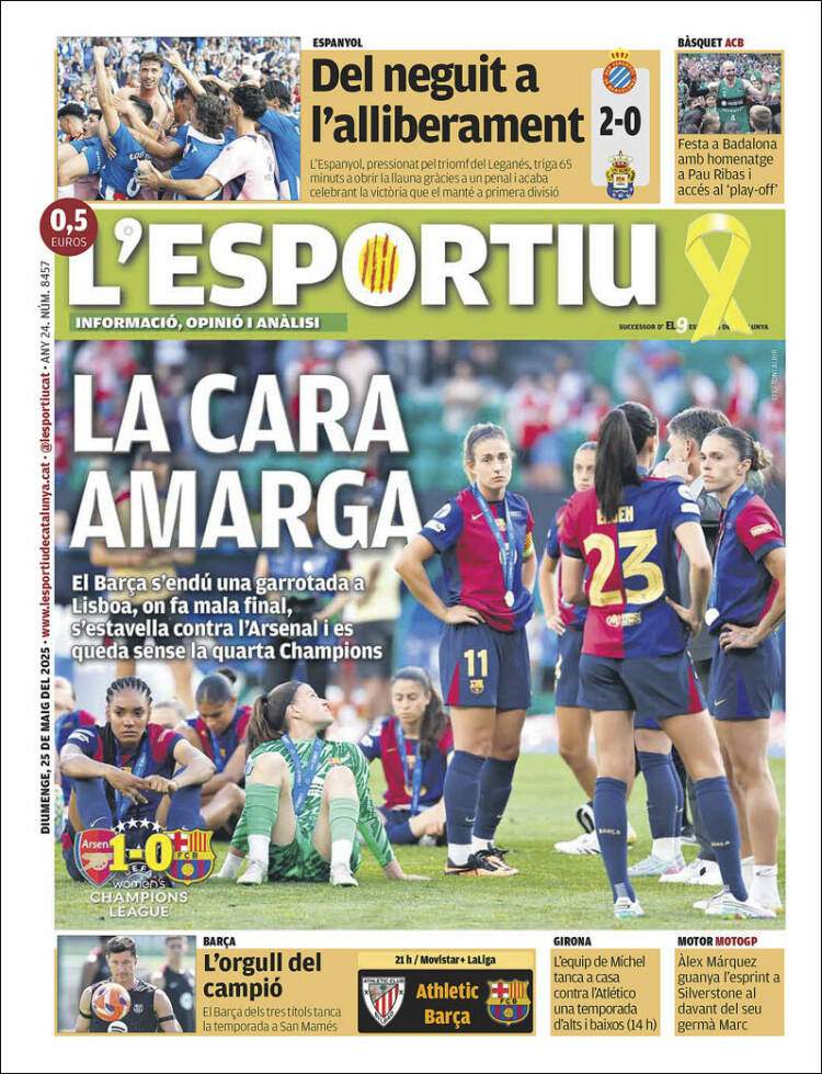 El Deportivo Portada 25 05 2025 El Deportivo Portada 25 05 2025