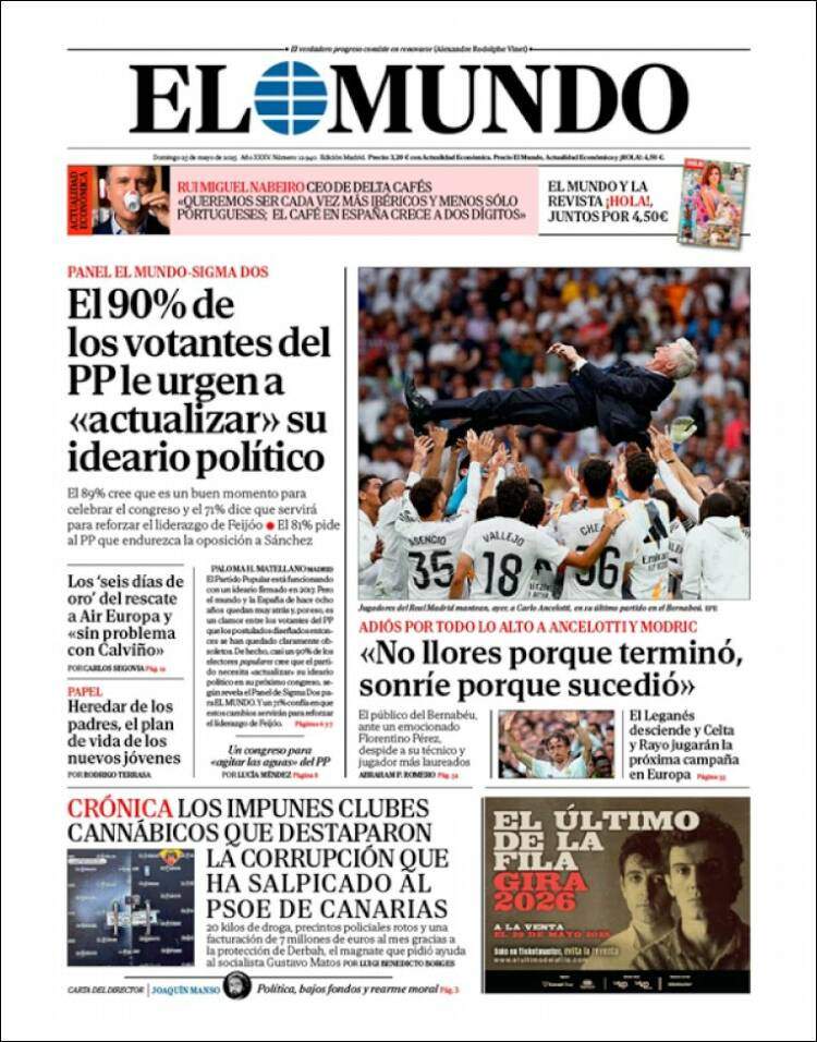 'El Mundo' 25 'El Mundo' 25