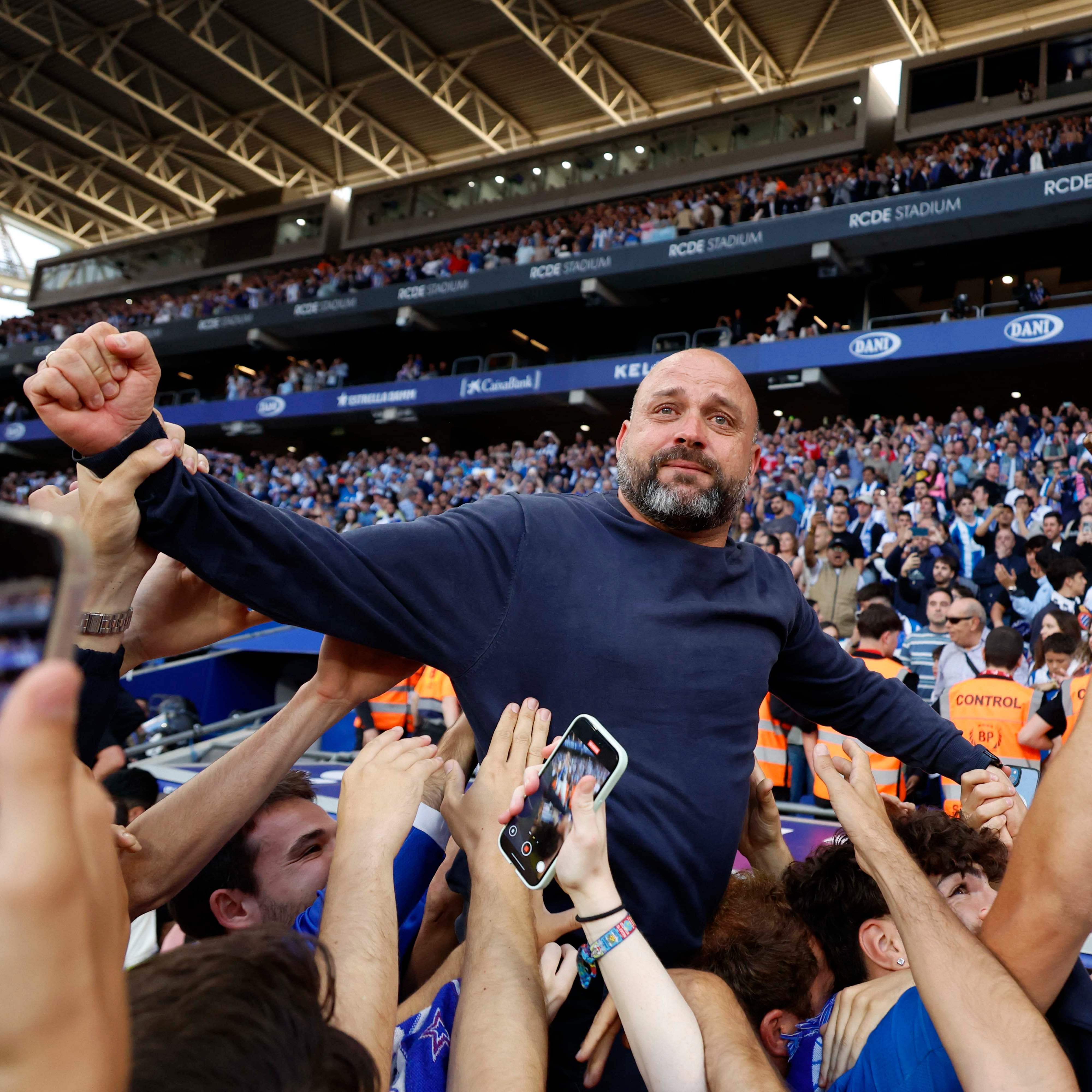 Primer movimiento del nuevo Espanyol: Manolo González, renovado hasta el 2027