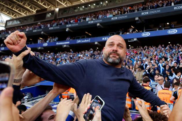 Manolo González salvación Espanyol / Foto: @RCDEspanyol Manolo González salvación Espanyol / Foto: @RCDEspanyol
