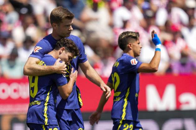 L'Atlètic de Madrid celebra un gol contra el Girona / Foto: EFE L'Atlètic de Madrid celebra un gol contra el Girona / Foto: EFE