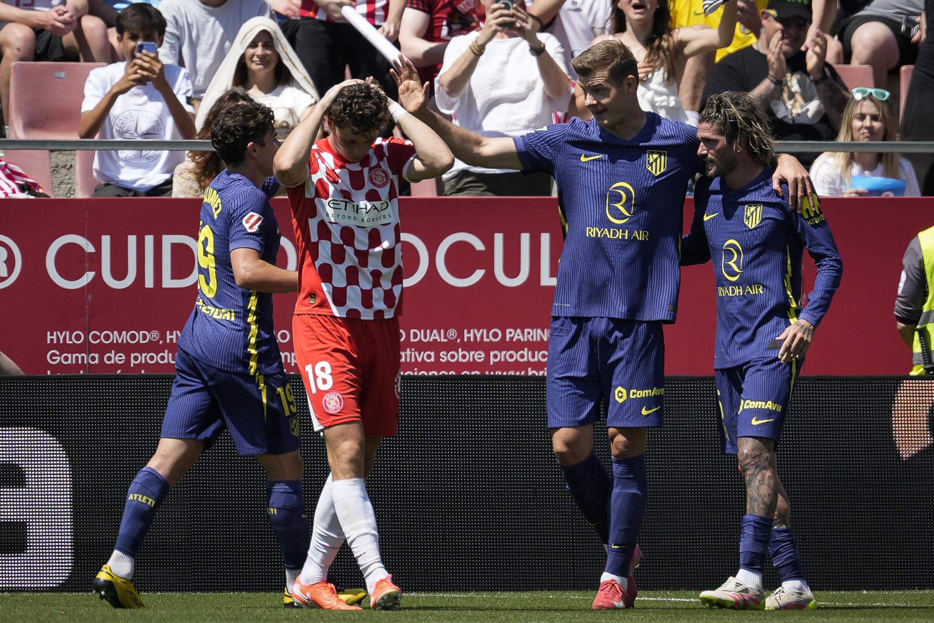 El Girona reflecteix la seva complicada temporada patint una golejada contra l'Atlètic de Madrid (0-4)