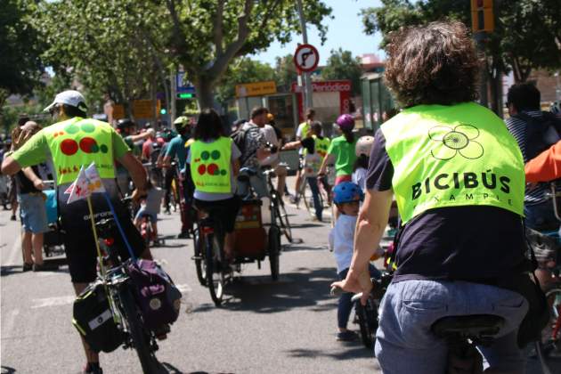 Miembros del Bicibús Eixample / ACN Miembros del Bicibús Eixample / ACN