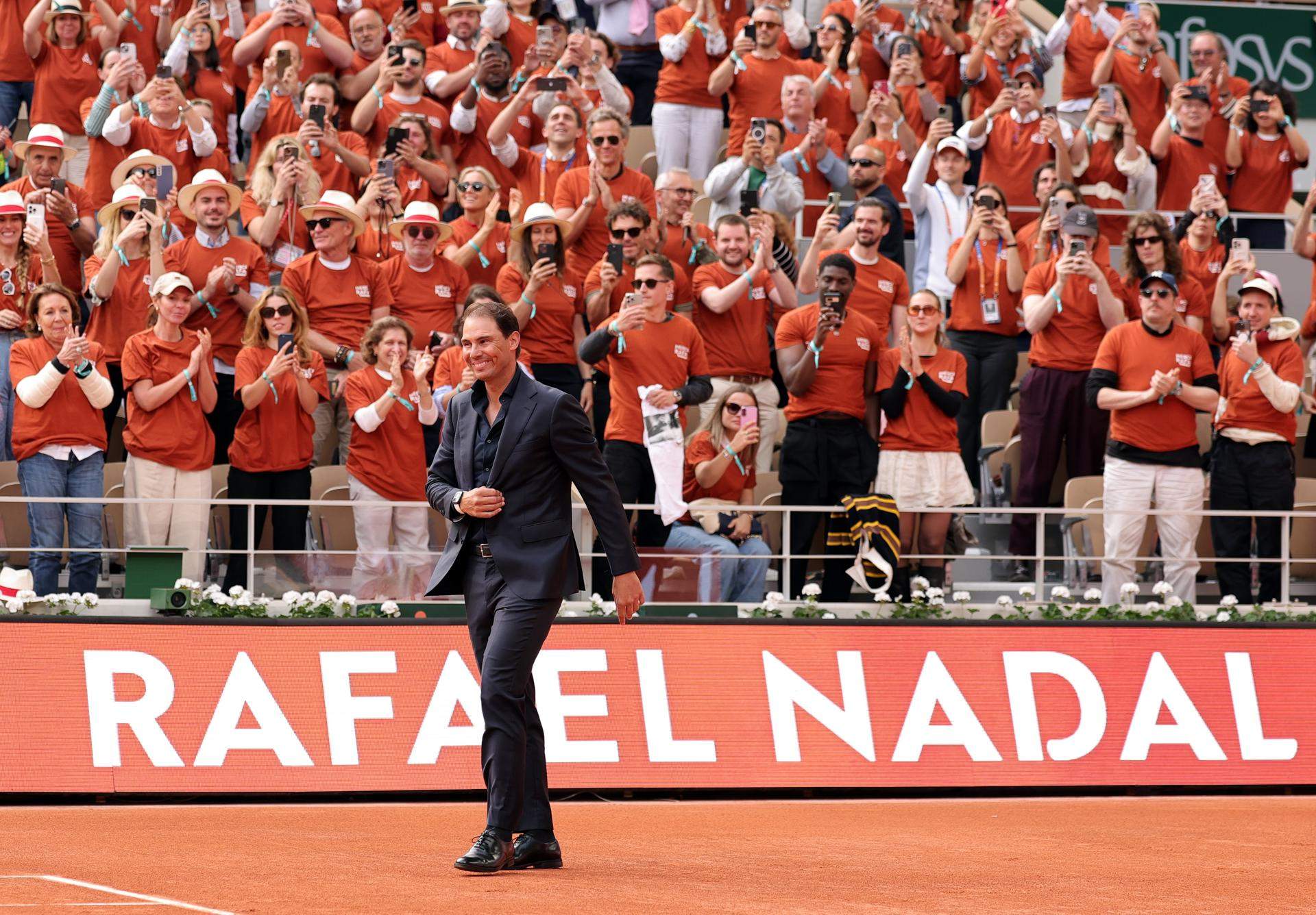 Rafa Nadal inmortaliza su legado en Roland Garros con un imponente homenaje