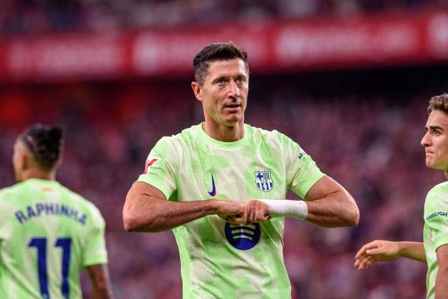 Athletic Club Barça Lewandowski EFE Athletic Club Barça Lewandowski EFE