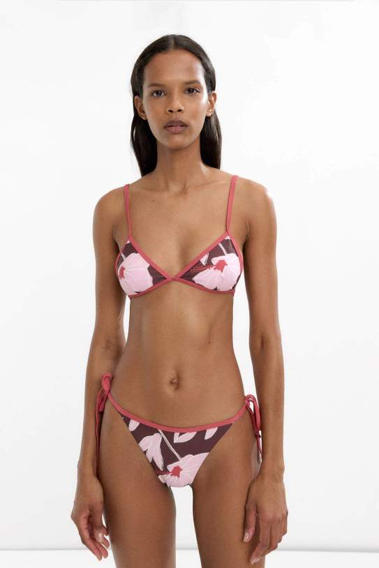 Top de biquini amb estampat floral Top de biquini amb estampat floral