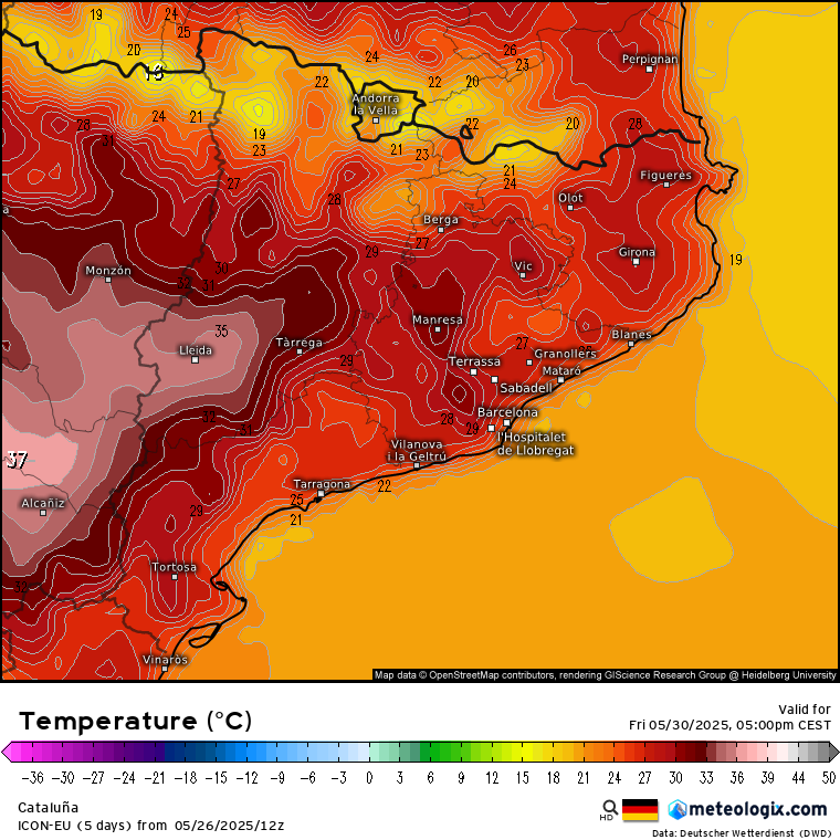 Catalunya, a punto de sufrir el primer episodio de calor intenso: ¿dónde y cuándo se superarán los 35 grados?