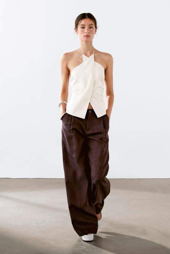 Pantalons relaxed fit 100% lino1 Pantalons relaxed fit 100% lino1