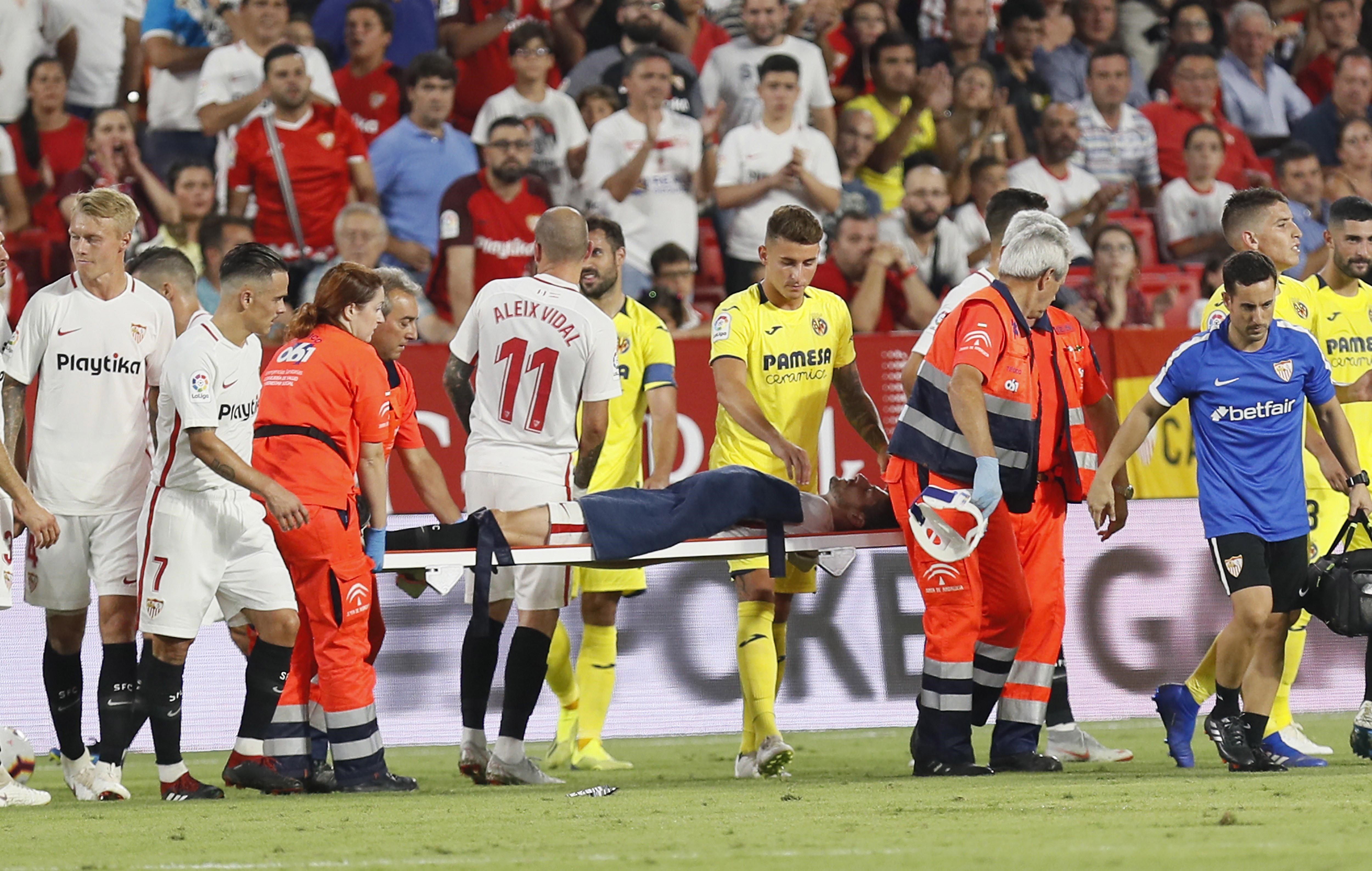 La escalofriante lesión al codo de un futbolista del Sevilla