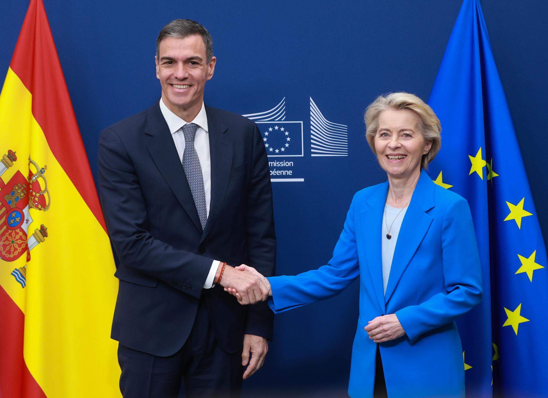 Sánchez demana a Von der Leyen augmentar la pressió a Israel amb sancions i un embargament d'armes