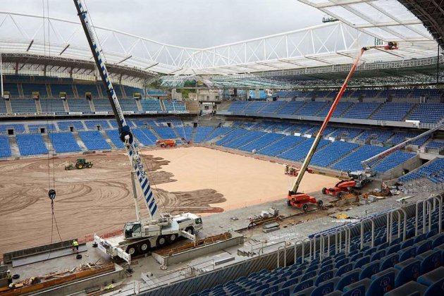 Césped Anoeta Foto Real Sociedad