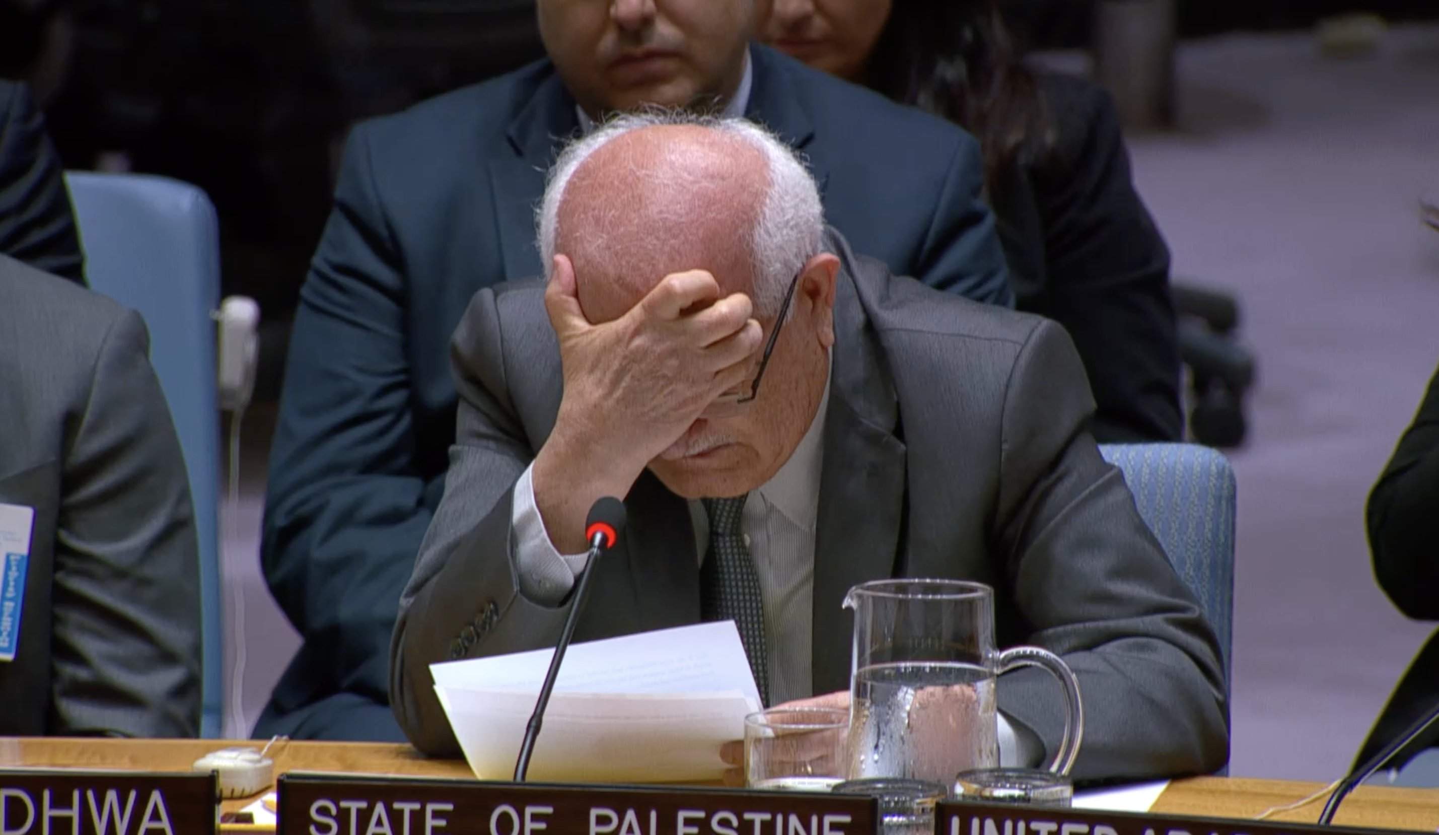 El representant de Palestina a l'ONU, a llàgrima viva: "És insuportable" | VÍDEO
