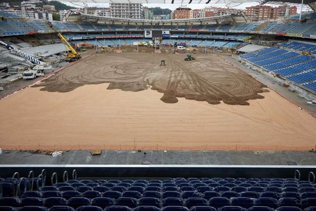 Césped Anoeta Foto Real Sociedad