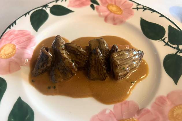 Foie y colmenillas en la crema en el restaurante Nairod / Foto: Rosa Molinero Trias Foie y colmenillas en la crema en el restaurante Nairod / Foto: Rosa Molinero Trias