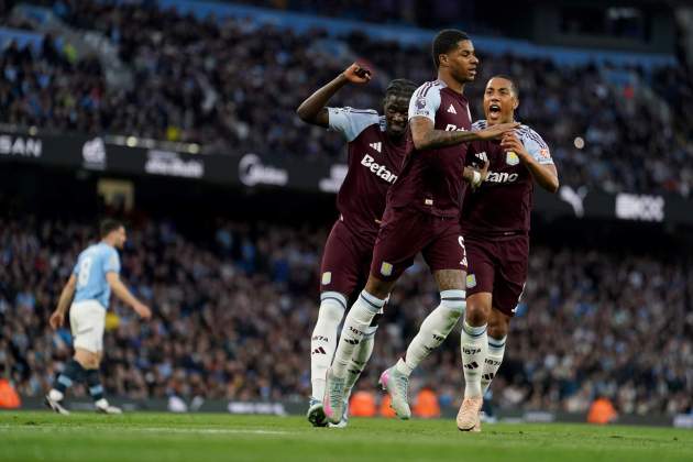Marcus Rashford celebra un gol amb l'Aston Villa / Foto: Europa Press Marcus Rashford celebra un gol amb l'Aston Villa / Foto: Europa Press