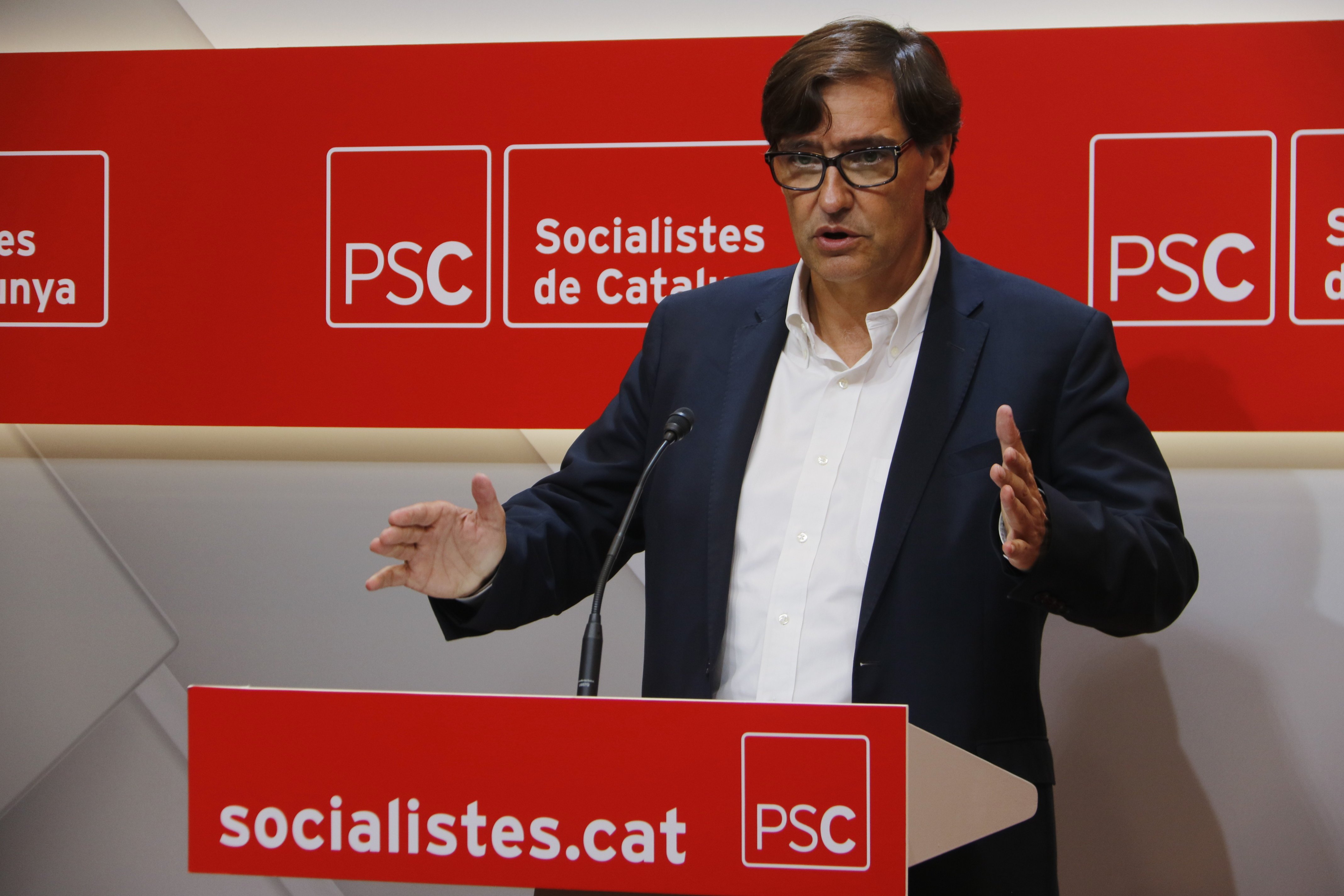 El PSC califica el viaje de Torra a Waterloo de "romería"