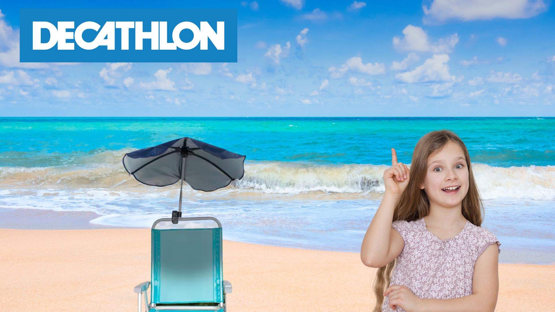 Decathlon té un para-sol per a cadires