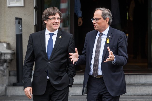 torra puigdemont reunio waterloo Efe