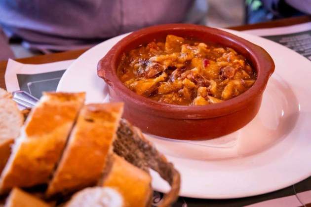 Callos desayuno Cal Benito Jordi Turull foto cedida Callos desayuno Cal Benito Jordi Turull foto cedida