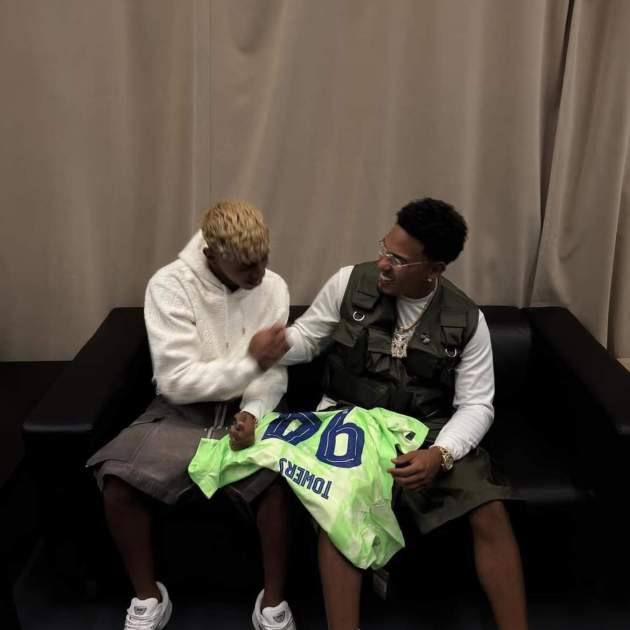 Lamine Yamal y Myke Towers Instagram Lamine Yamal y Myke Towers Instagram